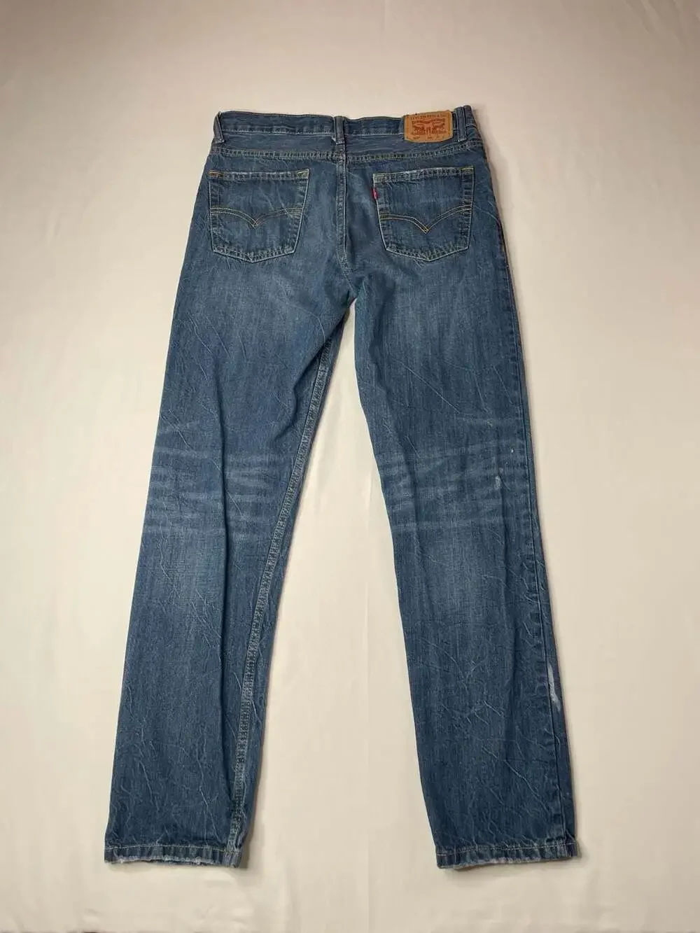 Levi's 502 Regular Taper Distressed Denim Jeans Size 18 REG (W29 L31)